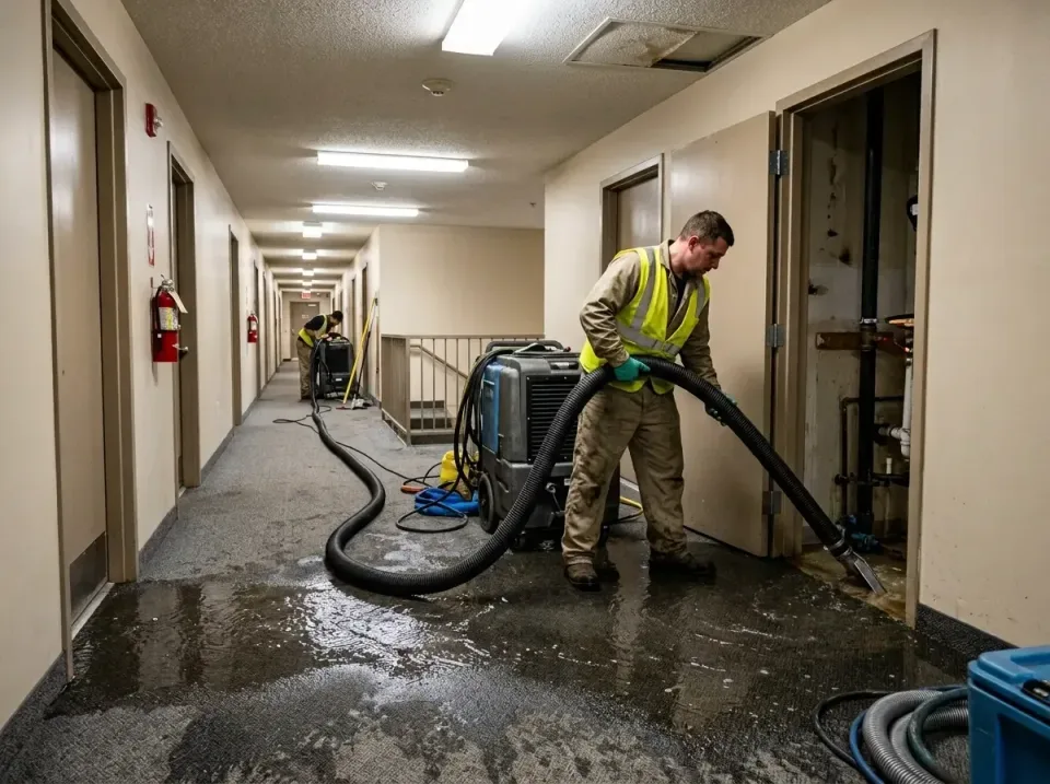 multi-unit-apartment-hallway-f-005 — frequently asked questions, Emergency Burst Pipe Water Extraction & Removal in North Te…